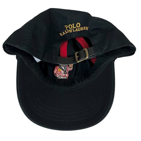 Vintage Polo Sport Hat Cap Strap Back Blue USA Flag One Size Cotton Dad - Picture 5 of 10